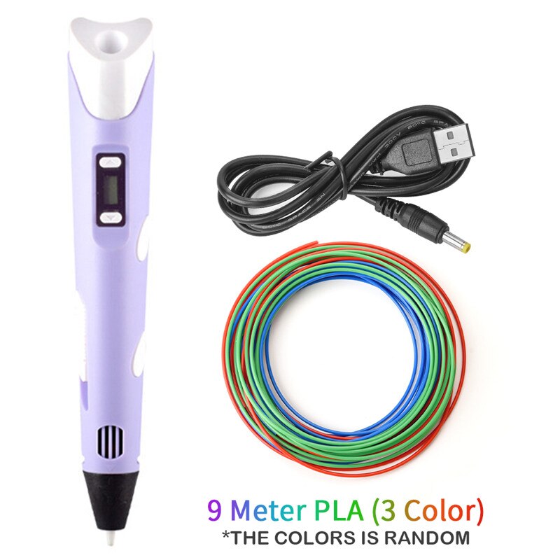 DIY 3D Printing Pen 5V 3D Pen Pencil 3D Drawing Pen Stift PLA Filament For Kid Child Education Hobbies Toys Birthday Gifts