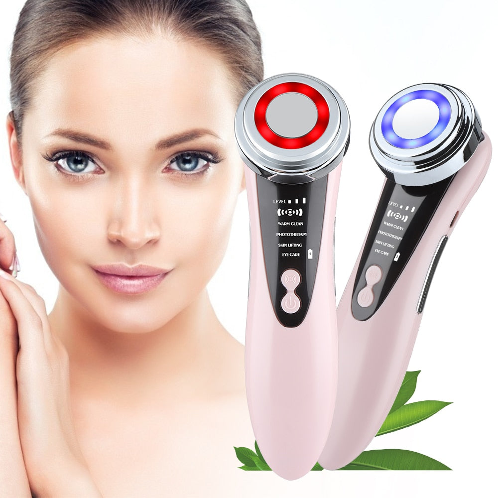 Multifunctional Facial Skin Care Massager Electric Facial Massage Device Clean Face Skin Rejuvenation Lifting Tighten Face