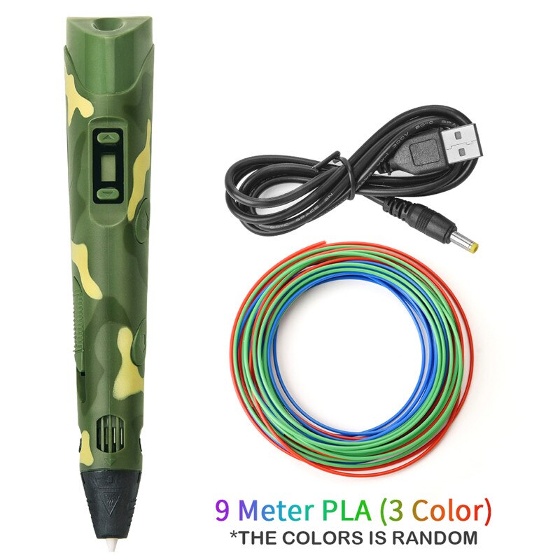 DIY 3D Printing Pen 5V 3D Pen Pencil 3D Drawing Pen Stift PLA Filament For Kid Child Education Hobbies Toys Birthday Gifts