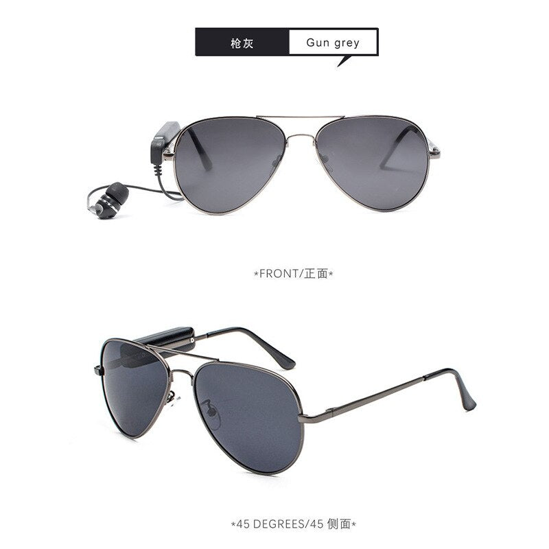 Sunglass Smart Bluetooth Headset Glasses Polarized Sunglasses Men Driving Glasses Pilot Sun Glasses Retro Sunglasses Men Goggles