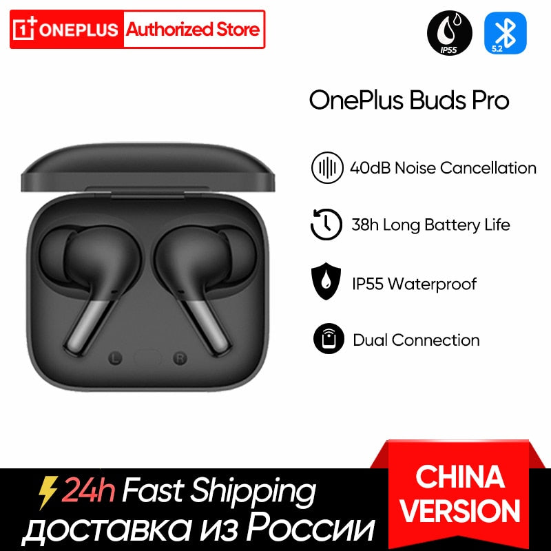 OnePlus Buds Pro Global Version Noise Cancelling Earbuds TWS Wireless Bluetooth Earphone For Oneplus 11 10 Pro 10T 9 Pro 9RT