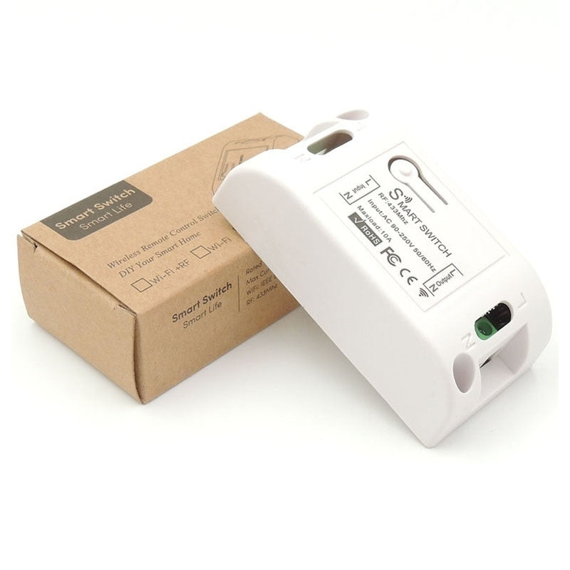 Diese 433Mhz wireless Wall Switch rf 86 wall panel transmitter Safety Switch and AC 110V 220V relay interruptor for Light Lamp