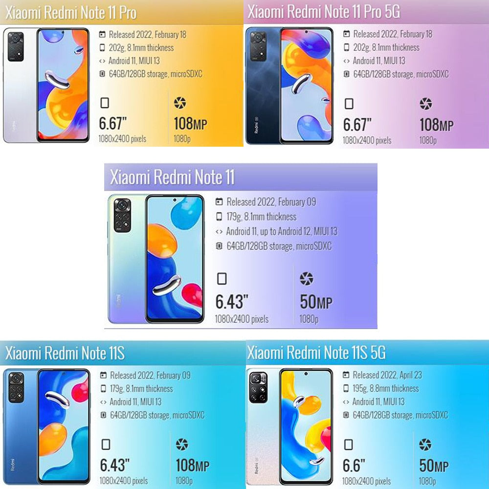 Pelicula, For Xiaomi Redmi Note 10 11 12 Pro 5G Tempered Glass Note11 Pro Plus Screen Protector Note10 Pro Cristal templado Note12 Clear Front Film Redmi Note 11 Global Lite 11T 12T Pro Phone Film & Camera Protectors