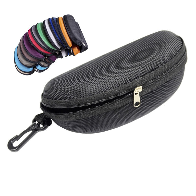 Protable Sunglasses Protector Reading Glasses Carry Bag Hard Zipper Travel Pack Pouch Case Eyewear Accessories