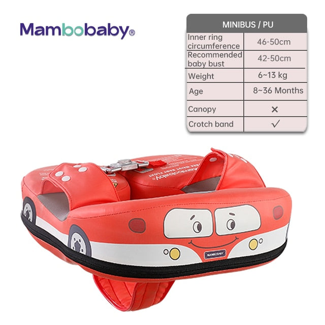 Mambobaby Baby Float Swimming Rings Non-inflatable Buoy Child Waist Swim Ring Kids Swim Trainer Beach Pool Accessories Toys