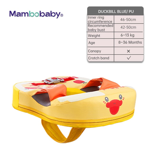 Mambobaby Baby Float Waist Swimming Rings Kids Non-inflatable Buoy Infant Swim Ring Swim Trainer Beach Pool Accessories Toys