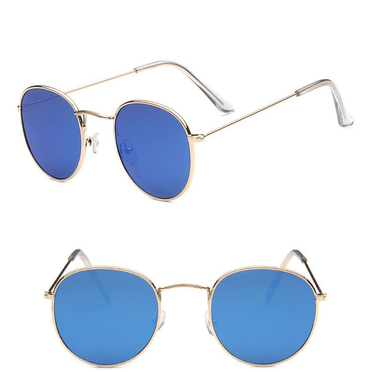 LeonLion 2023 Fashion Retro Sunglasses Men Round Vintage Glasses for Men/Women Luxury Sunglasses Men Small Lunette Soleil Homme