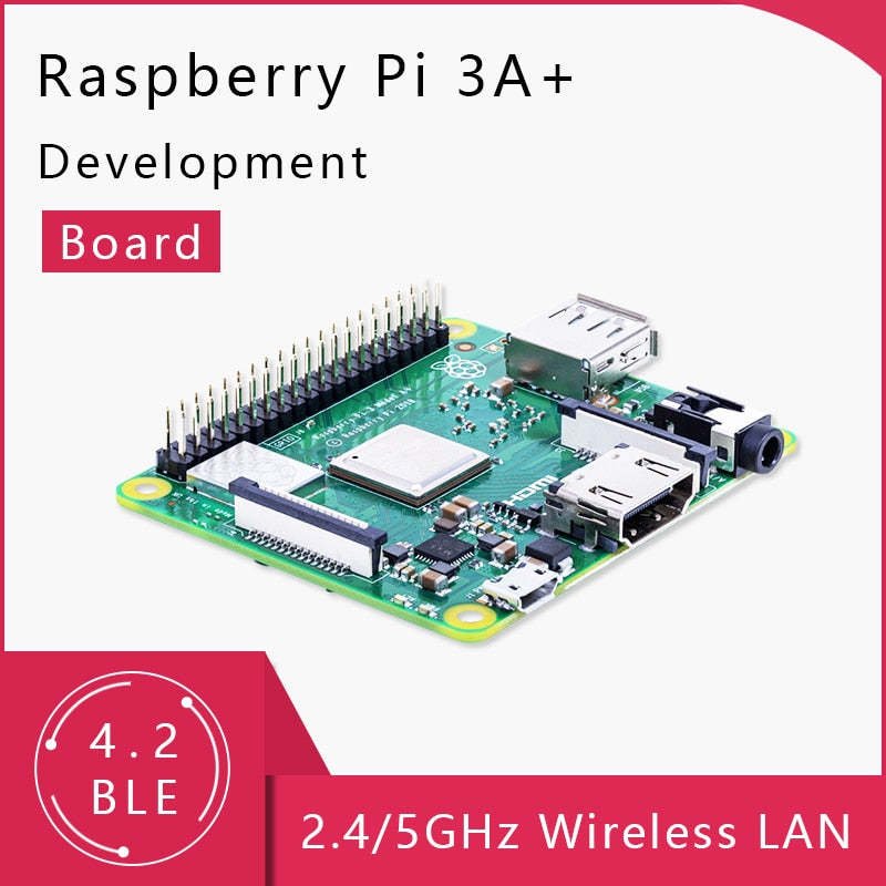 Original Raspberry Pi 3 Model A+ Plus 4-Core CPU BMC2837B0 512M RAM Pi 3A+ with WiFi and Bluetooth