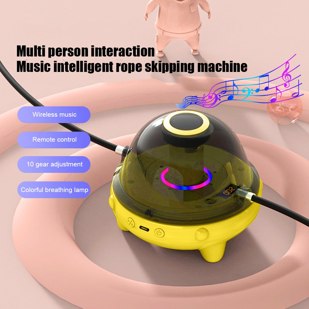 Electric Skipping Machine Intelligent Remote Control Smart Automatic Rope Skipping Machine Multi-person Home Excercising Fitness