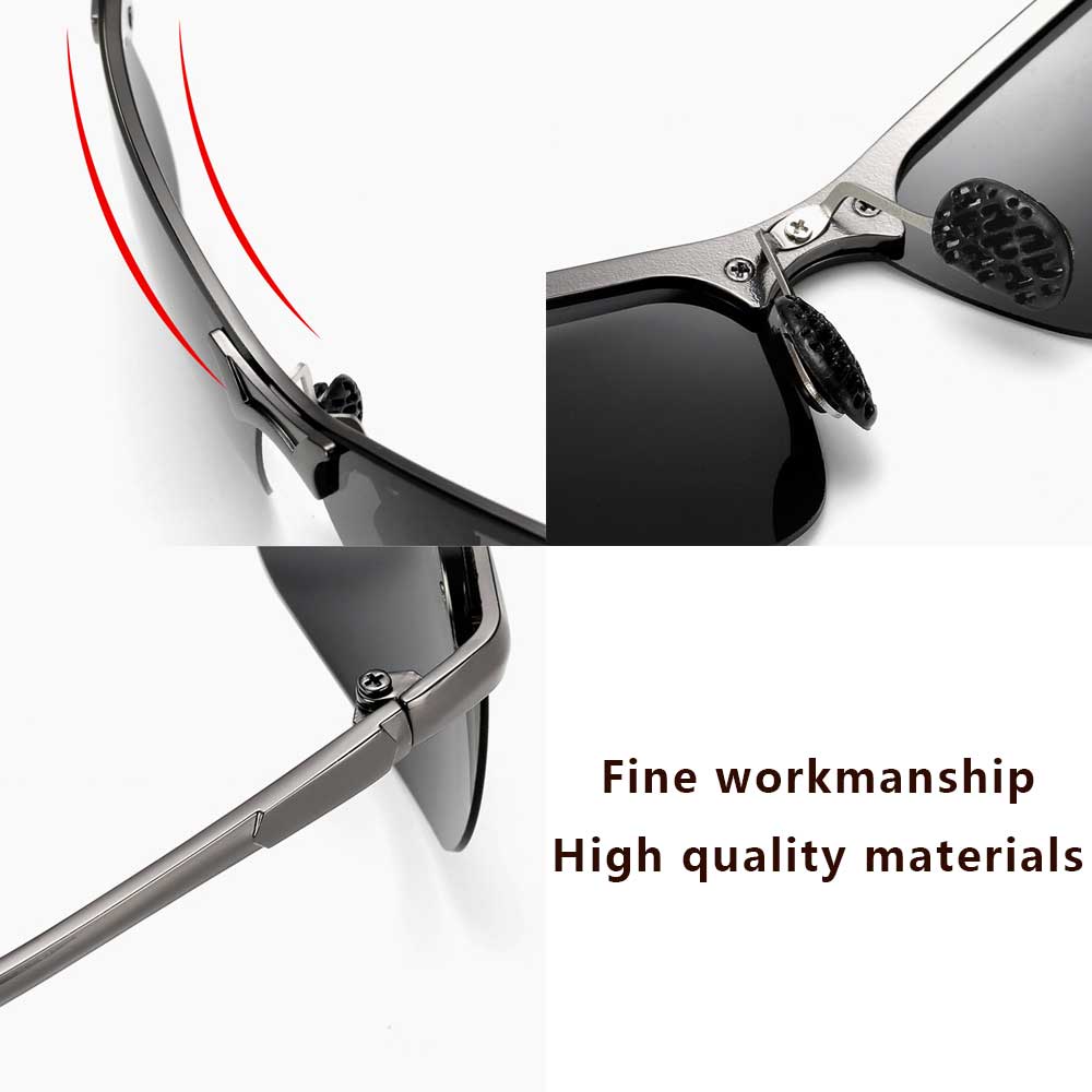 Photochromic Sunglasses Men Polarized Driving Chameleon Glasses Male Change Color Sun Glasses Day Night Vision Driver&#39;s Eyewear