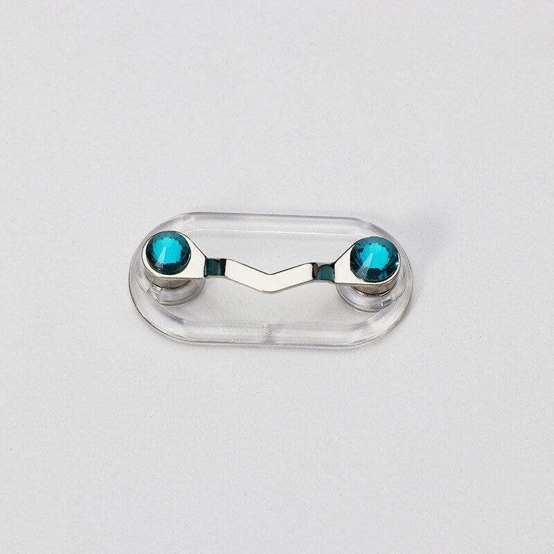 Magnetic Hang Eyeglass Holder Pin Brooches Fashion Multi-function Portable Clothes Clip Buckle Magnet Glasses Headset Line Clips