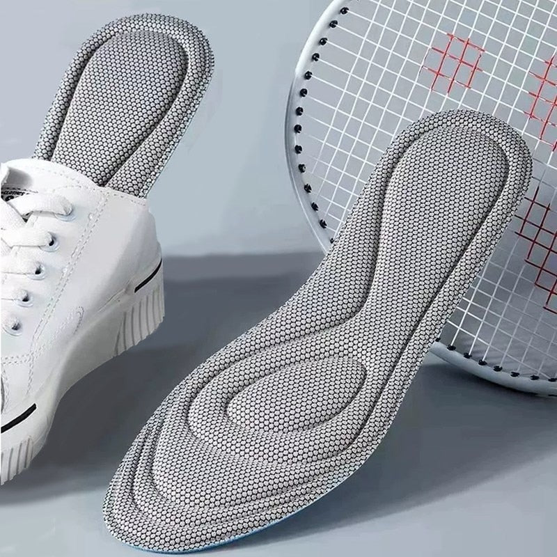 Memory Foam Insoles for Shoes Men Women Nano Antibacterial Massage Sport Insole Feet Orthopedic Shoe Sole Running Accessories