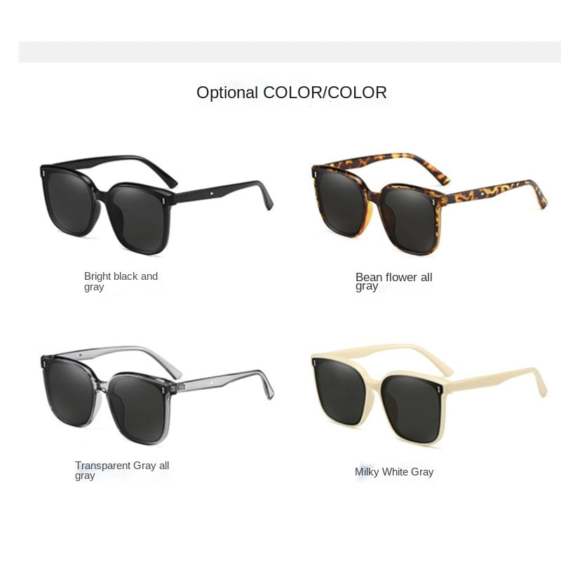 OIMG Vintage Square Sunglasses Women Oversized Sunglass Men Retro Black Sun Glasses Shades Goggle UV400  Oculos De Sol