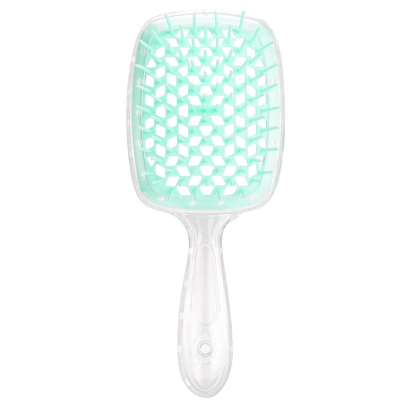 Tangled Hair Comb Detangling Hair Brush Massage Combs Hollow Out Wet Curly Hair Brushes Barber Comb Salon Hair Styling Tools