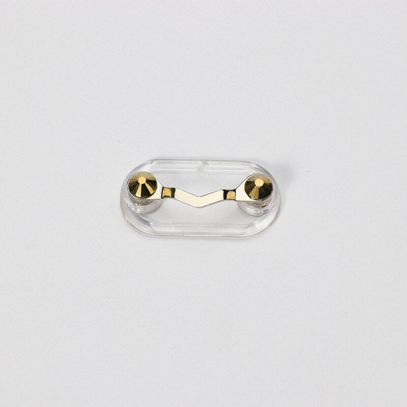 Magnetic Hang Eyeglass Holder Pin Brooches Fashion Multi-function Portable Clothes Clip Buckle Magnet Glasses Headset Line Clips