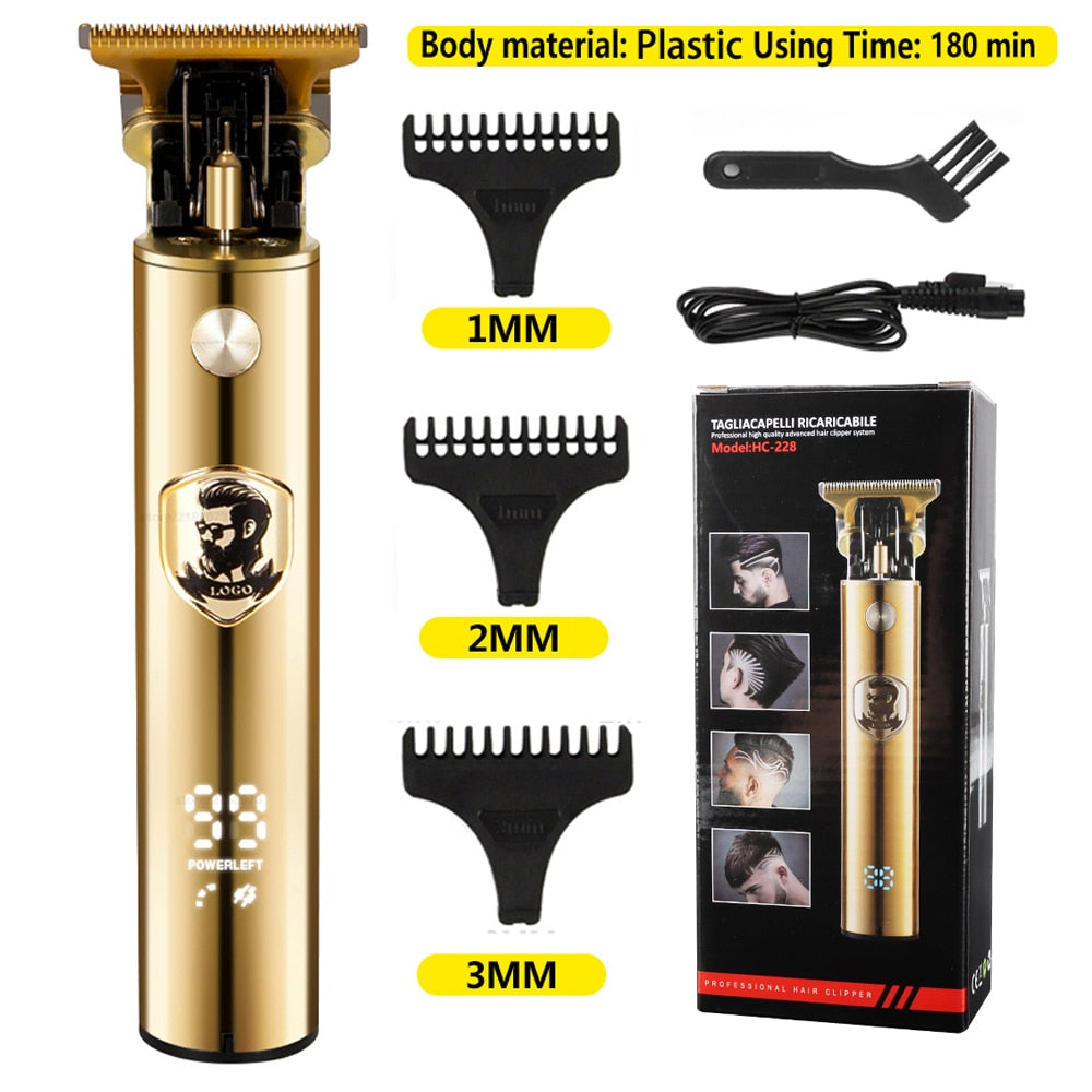 2022 New T9 Electric Hair Clipper Hair Trimmer For Men USB Rechargeable Electric Shaver Beard Barber Adults Hair Cutting Machine