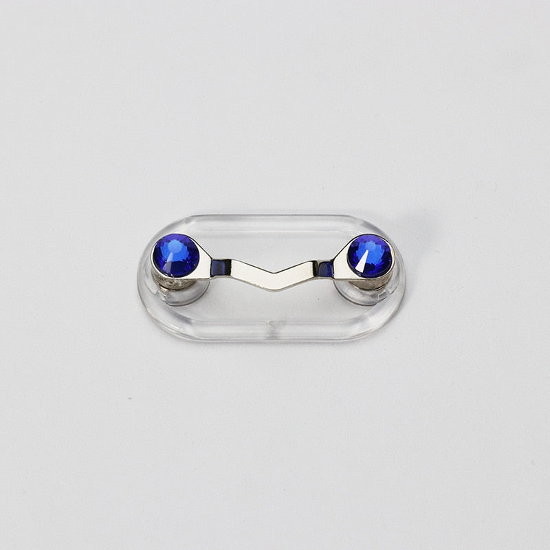 Magnetic Hang Eyeglass Holder Pin Brooches Fashion Multi-function Portable Clothes Clip Buckle Magnet Glasses Headset Line Clips