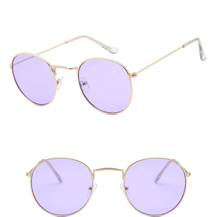 LeonLion 2023 Fashion Retro Sunglasses Men Round Vintage Glasses for Men/Women Luxury Sunglasses Men Small Lunette Soleil Homme
