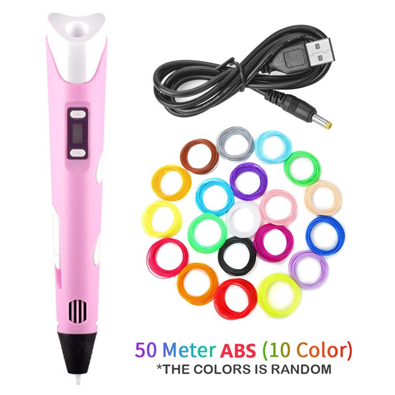 DIY 3D Printing Pen 5V 3D Pen Pencil 3D Drawing Pen Stift PLA Filament For Kid Child Education Hobbies Toys Birthday Gifts