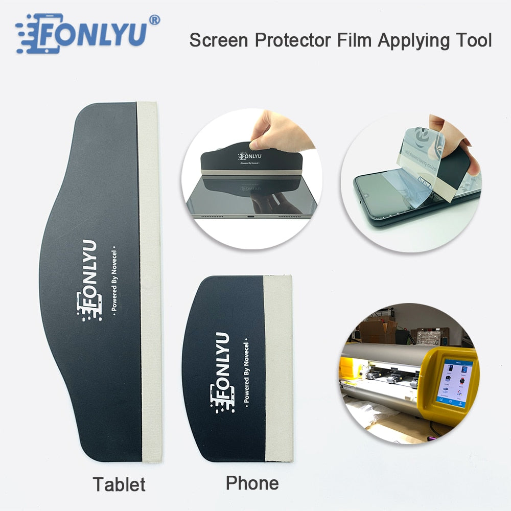 FONLYU Hydrogel Cutting Plotter Film Squeegee Screen Protector Wrapping Scraper De-bubble Shovel For Phone Film Applying Tools